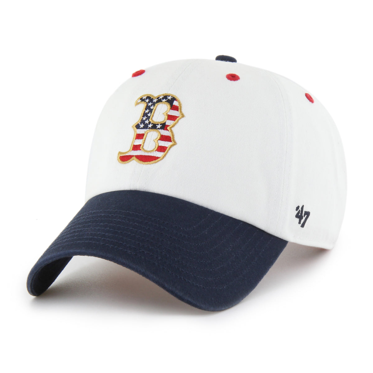 BOSTON RED SOX PATRIOTIC FLAG FILL '47 CLEANUP