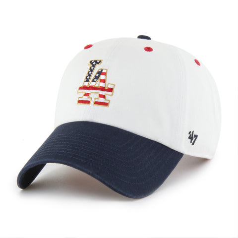 LOS ANGELES DODGERS PATRIOTIC FLAG FILL '47 CLEAN UP