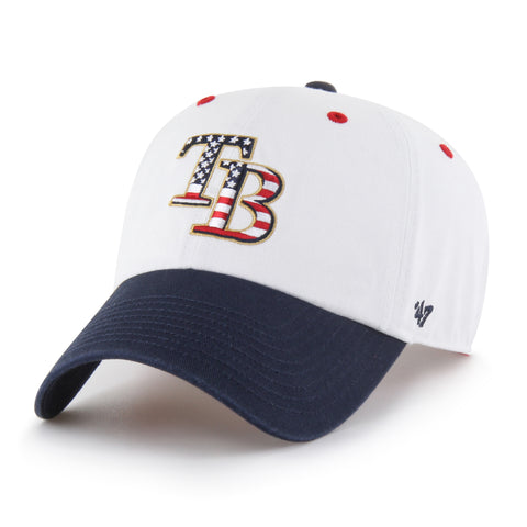 TAMPA BAY RAYS PATRIOTIC FLAG FILL '47 CLEAN UP