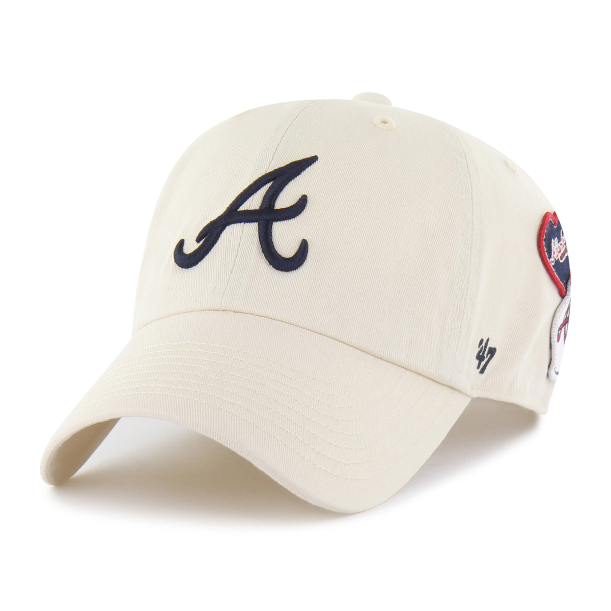 ATLANTA BRAVES BADGES '47 CLEAN UP