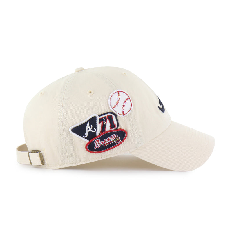 ATLANTA BRAVES BADGES '47 CLEAN UP