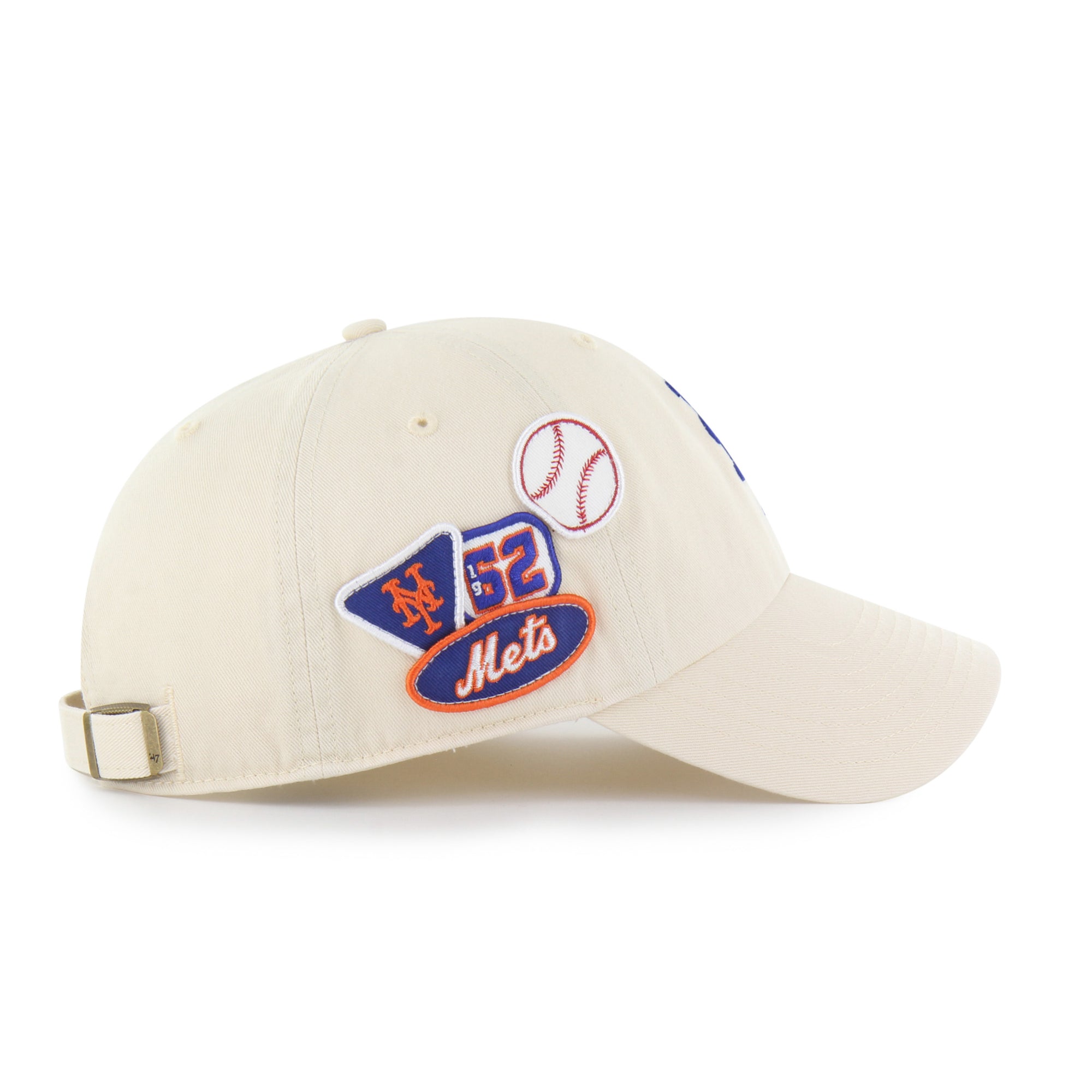 NEW YORK METS BADGES '47 CLEAN UP
