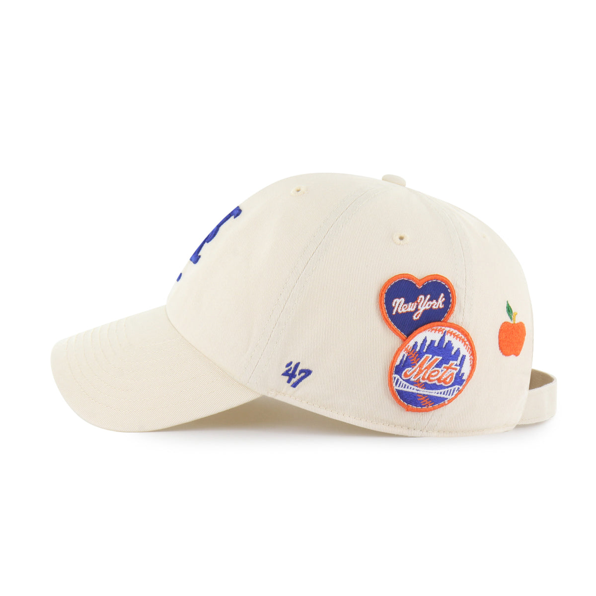 NEW YORK METS BADGES '47 CLEAN UP