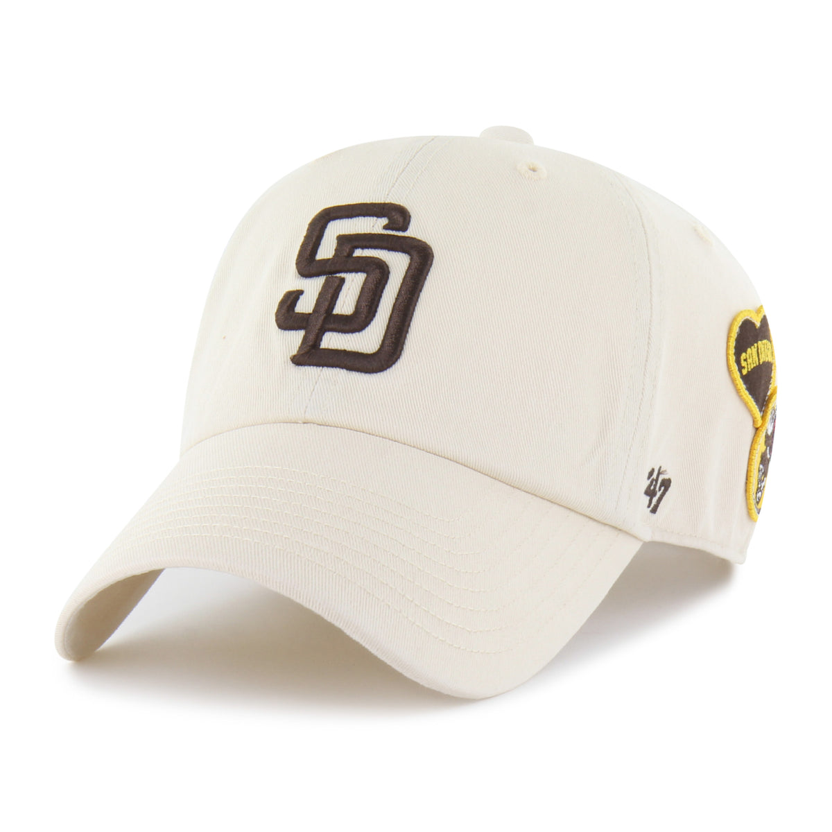 SAN DIEGO PADRES BADGES '47 CLEAN UP