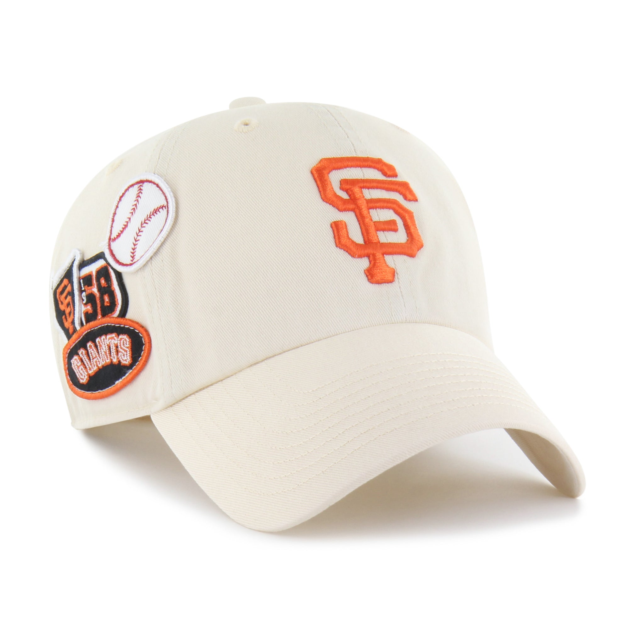 SAN FRANCISCO GIANTS BADGES '47 CLEAN UP