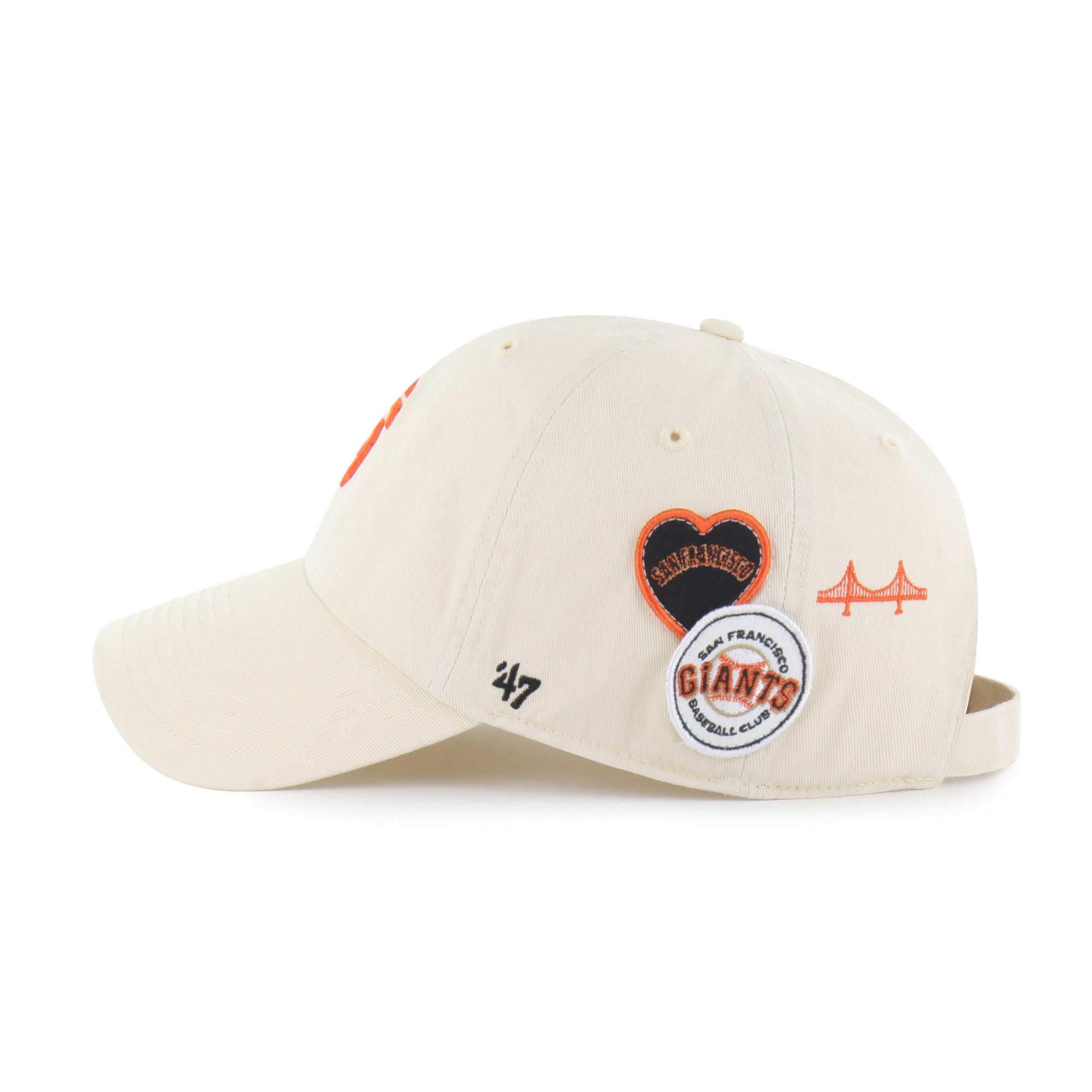 SAN FRANCISCO GIANTS BADGES '47 CLEAN UP
