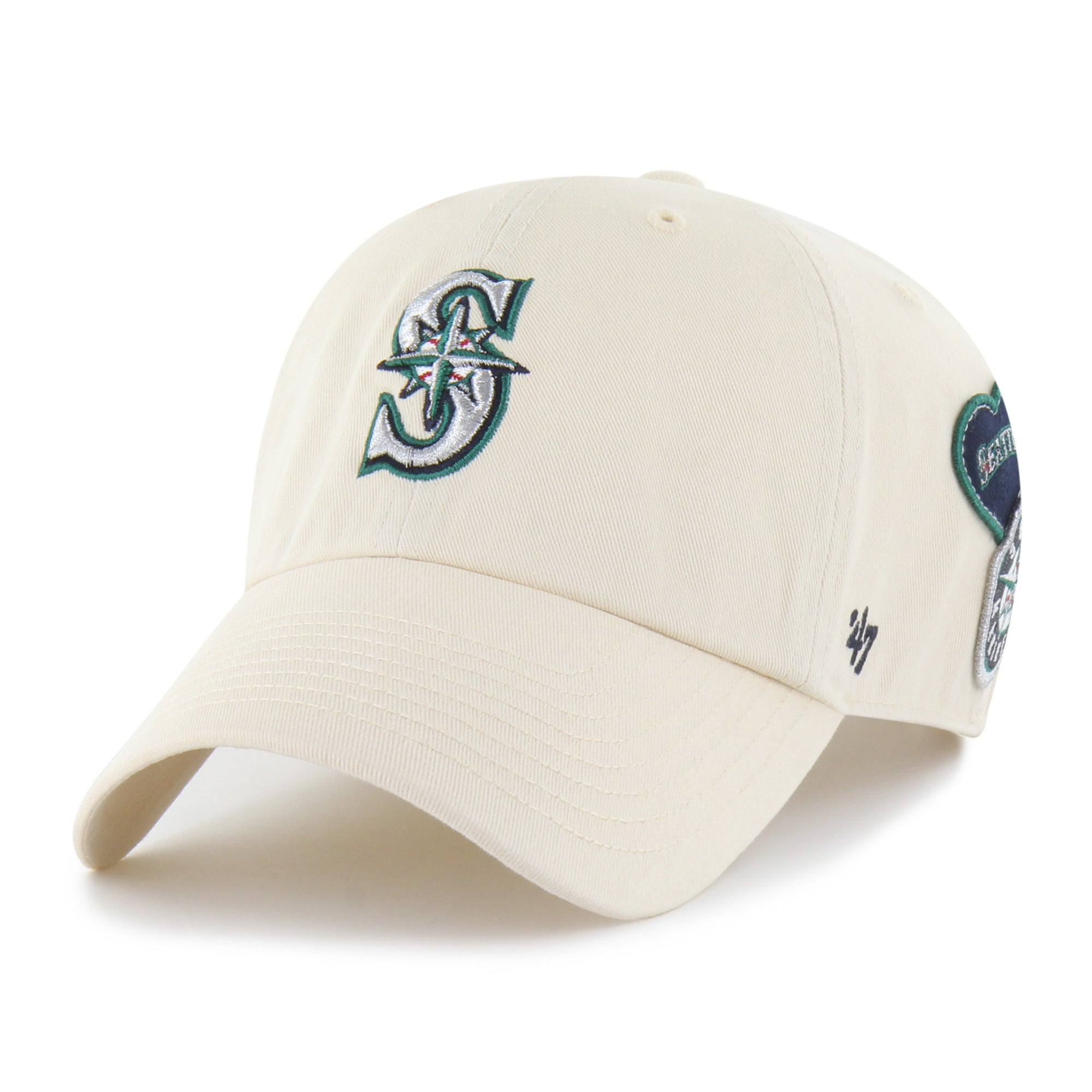 SEATTLE MARINERS BADGES '47 CLEAN UP