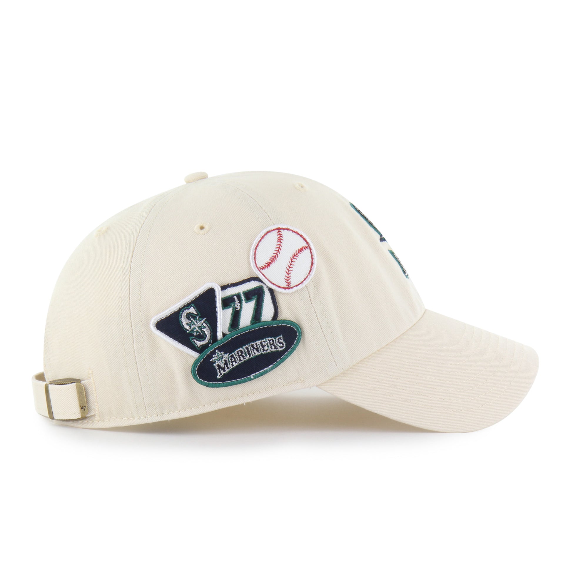 SEATTLE MARINERS BADGES '47 CLEAN UP