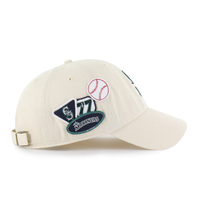 SEATTLE MARINERS BADGES '47 CLEAN UP