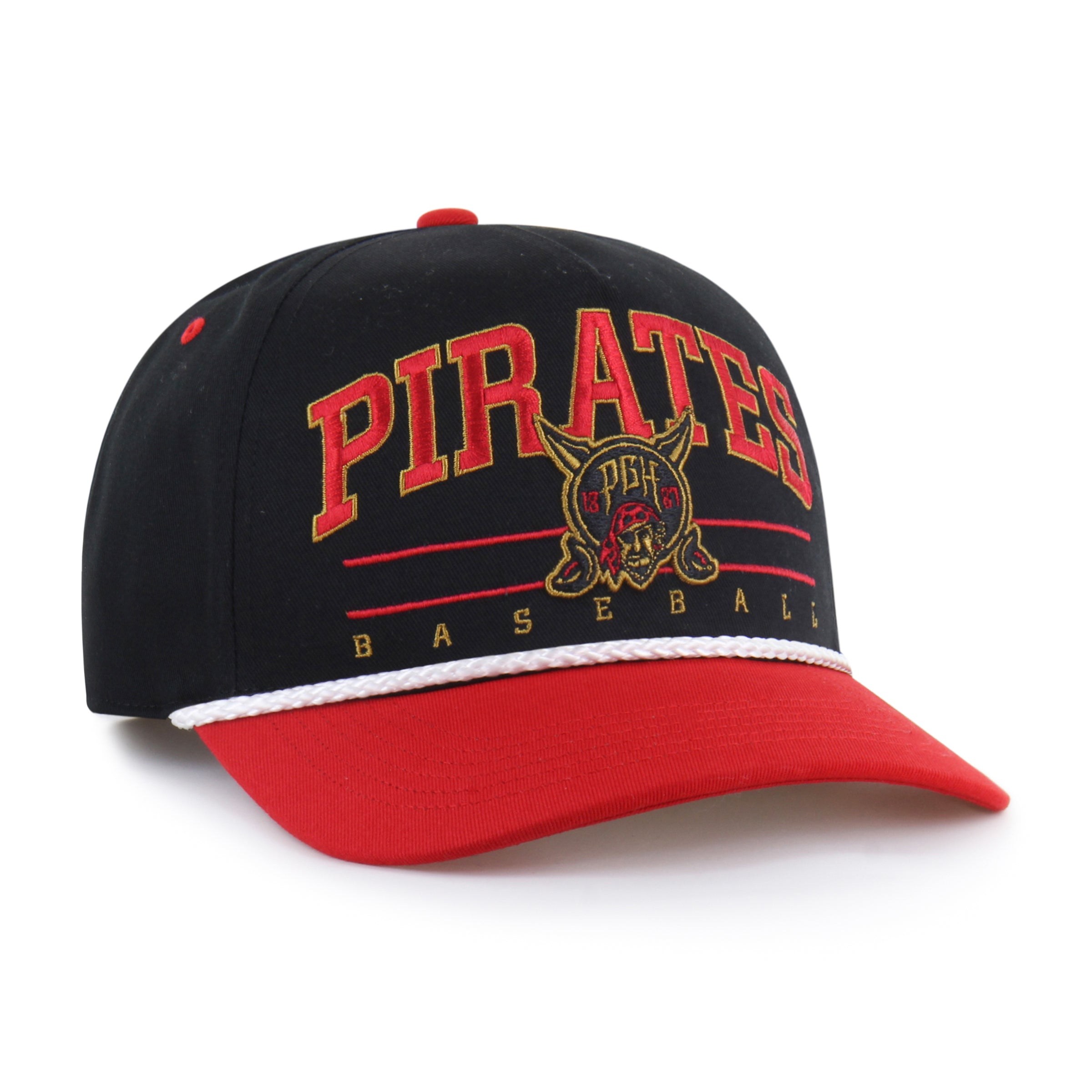 PITTSBURGH PIRATES CITY CONNECT ROSCOE ROPE TWO TONE '47 HITCH - Black