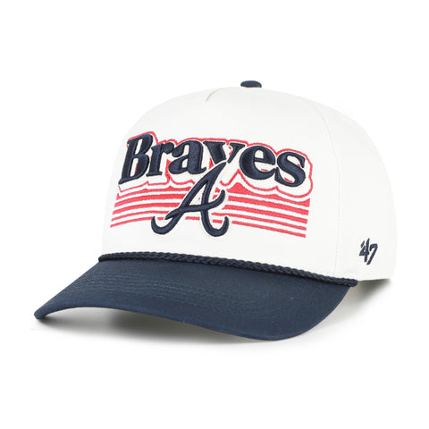 ATLANTA BRAVES SCRIPT FADE TWO TONE ROPE '47 HITCH