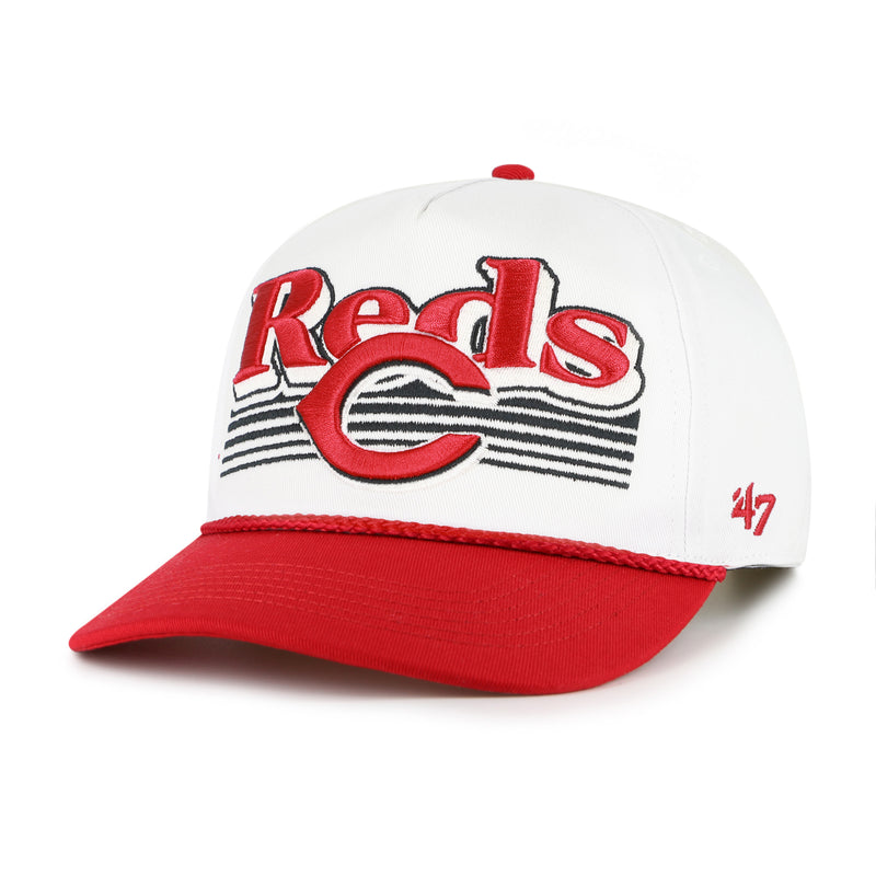 CINCINNATI REDS SCRIPT FADE TWO TONE ROPE '47 HITCH