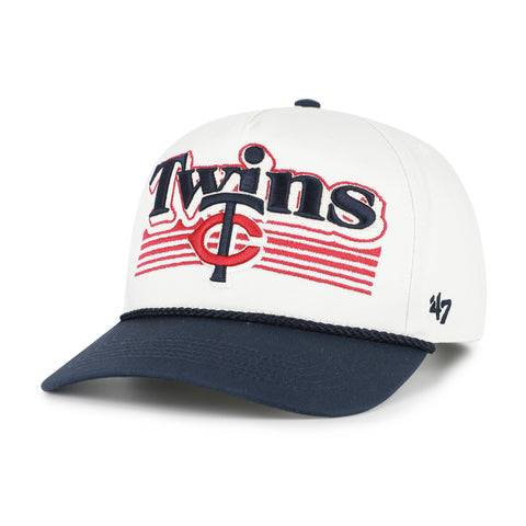 MINNESOTA TWINS SCRIPT FADE TWO TONE ROPE '47 HITCH