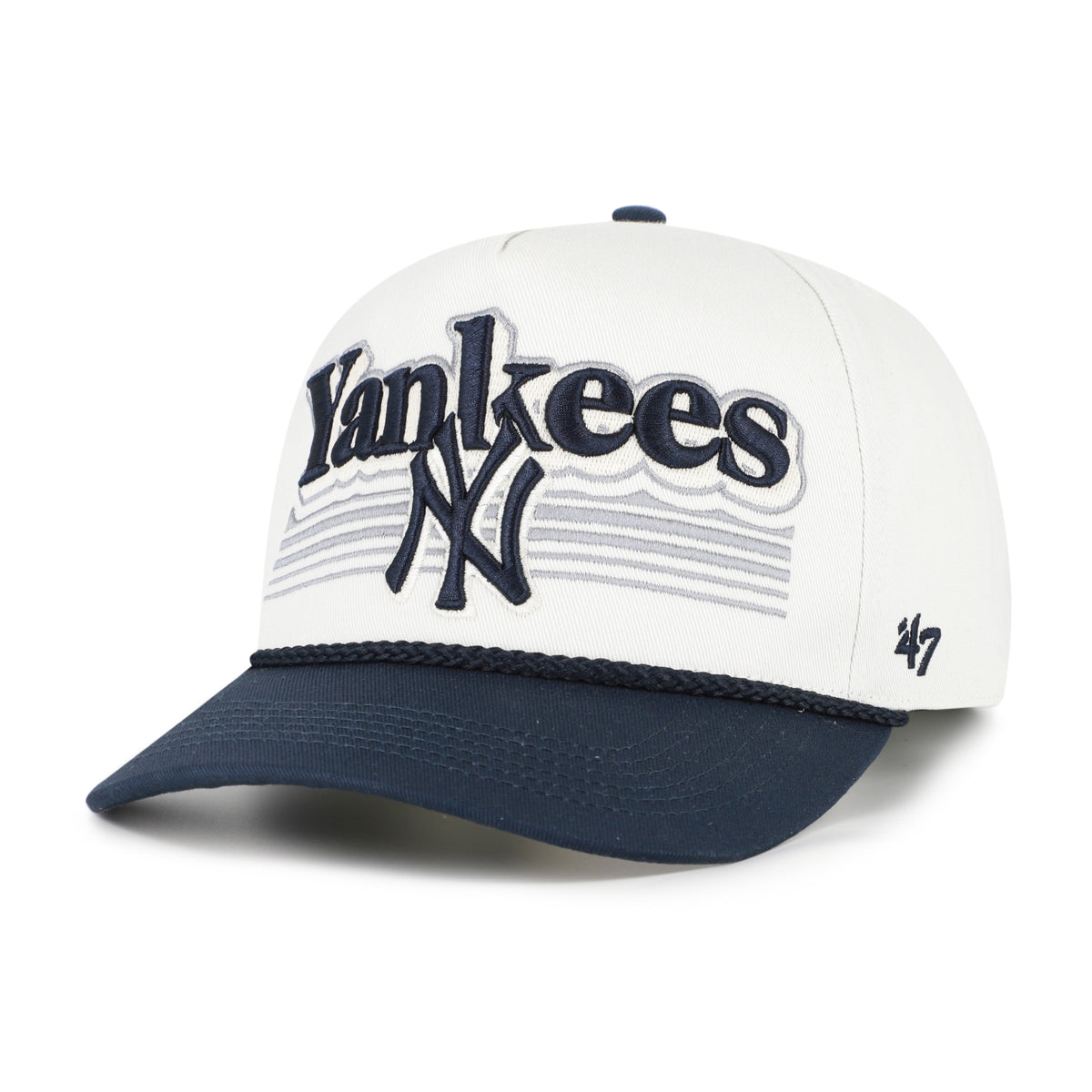 NEW YORK YANKEES SCRIPT FADE TWO TONE ROPE '47 HITCH