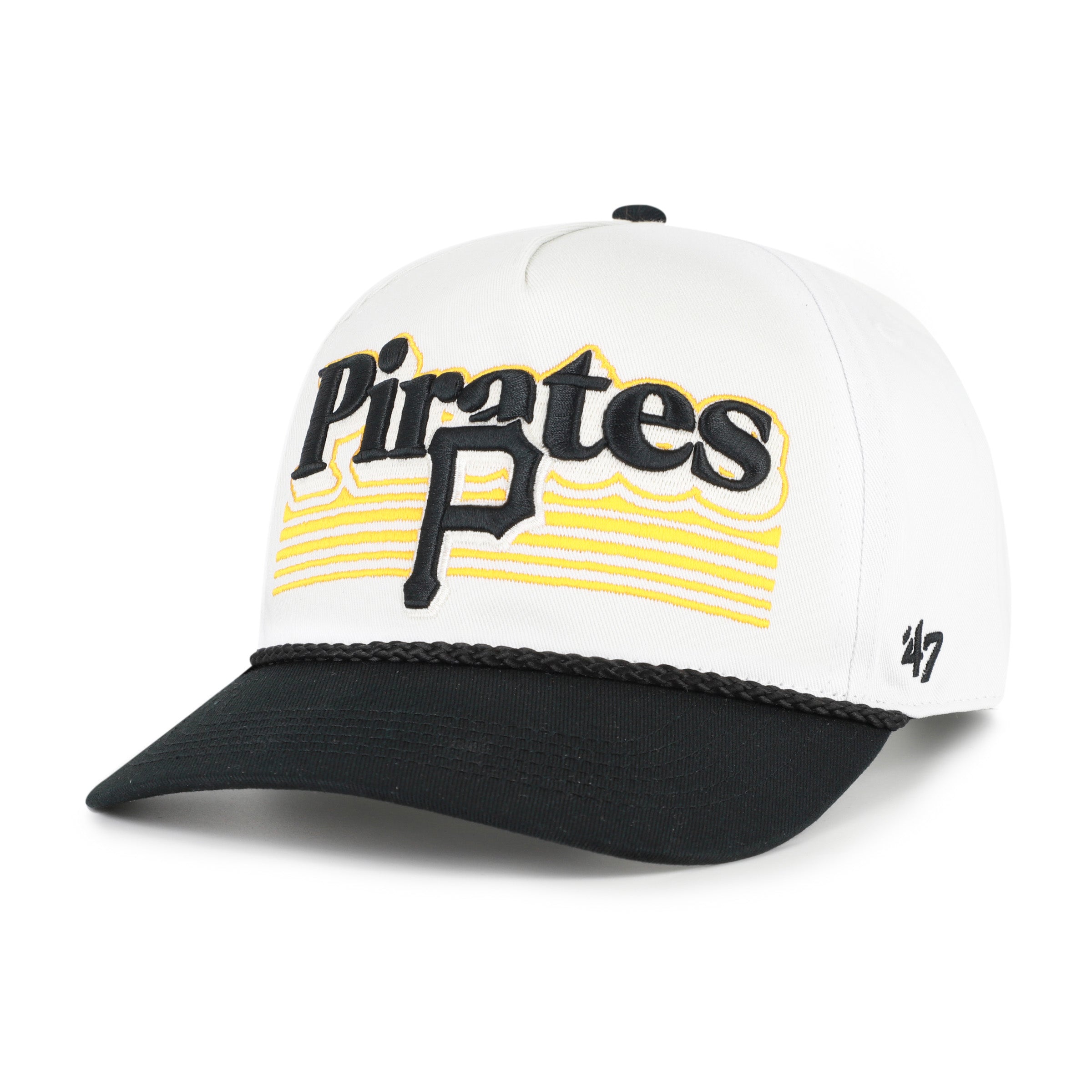 PITTSBURGH PIRATES SCRIPT FADE TWO TONE ROPE '47 HITCH - Sandstone