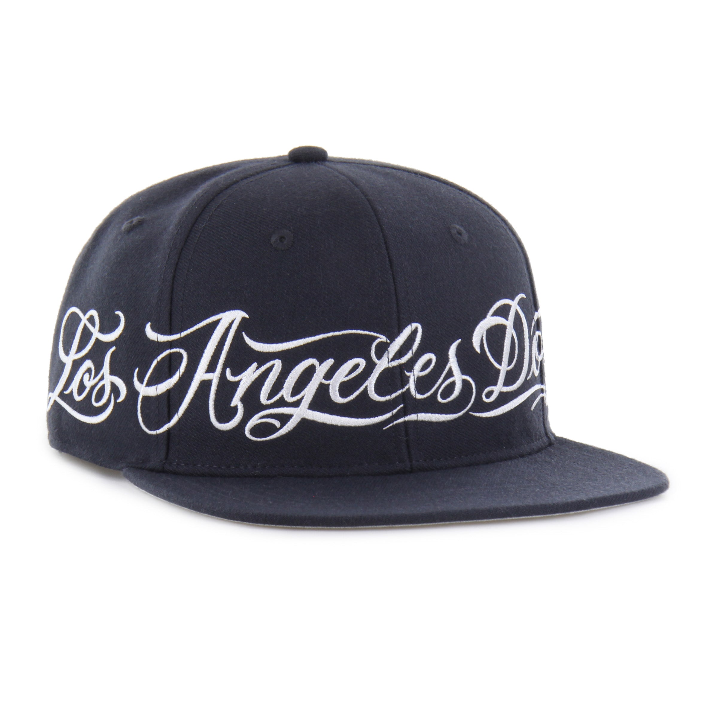 MISTER CARTOON LA DODGERS 47 QUILL SNAPBACK CAP BLUE WHITE