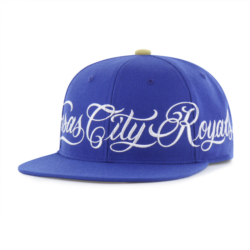 KANSAS CITY ROYALS MISTER CARTOON WRAP SCRIPT '47 CAPTAIN