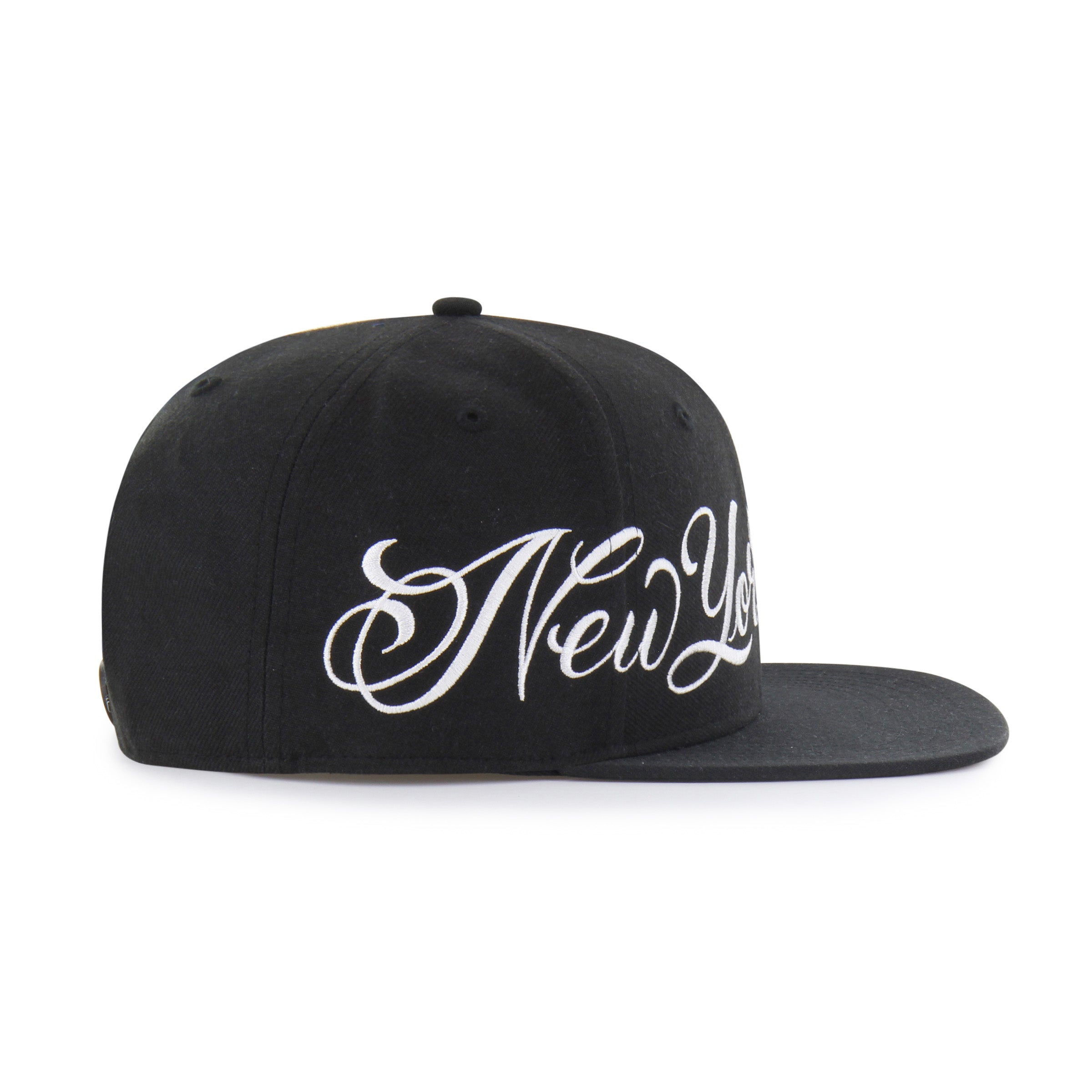 NEW YORK YANKEES MISTER CARTOON WRAP SCRIPT '47 CAPTAIN - Black