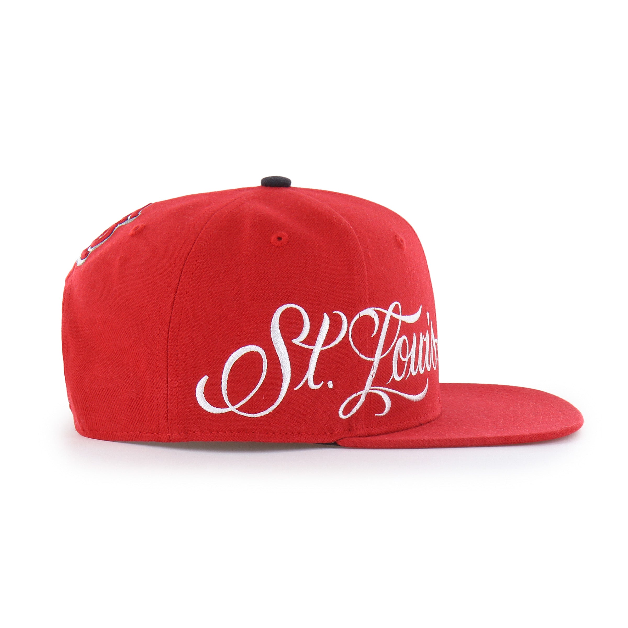 ST. LOUIS CARDINALS MISTER CARTOON WRAP SCRIPT '47 CAPTAIN - Red