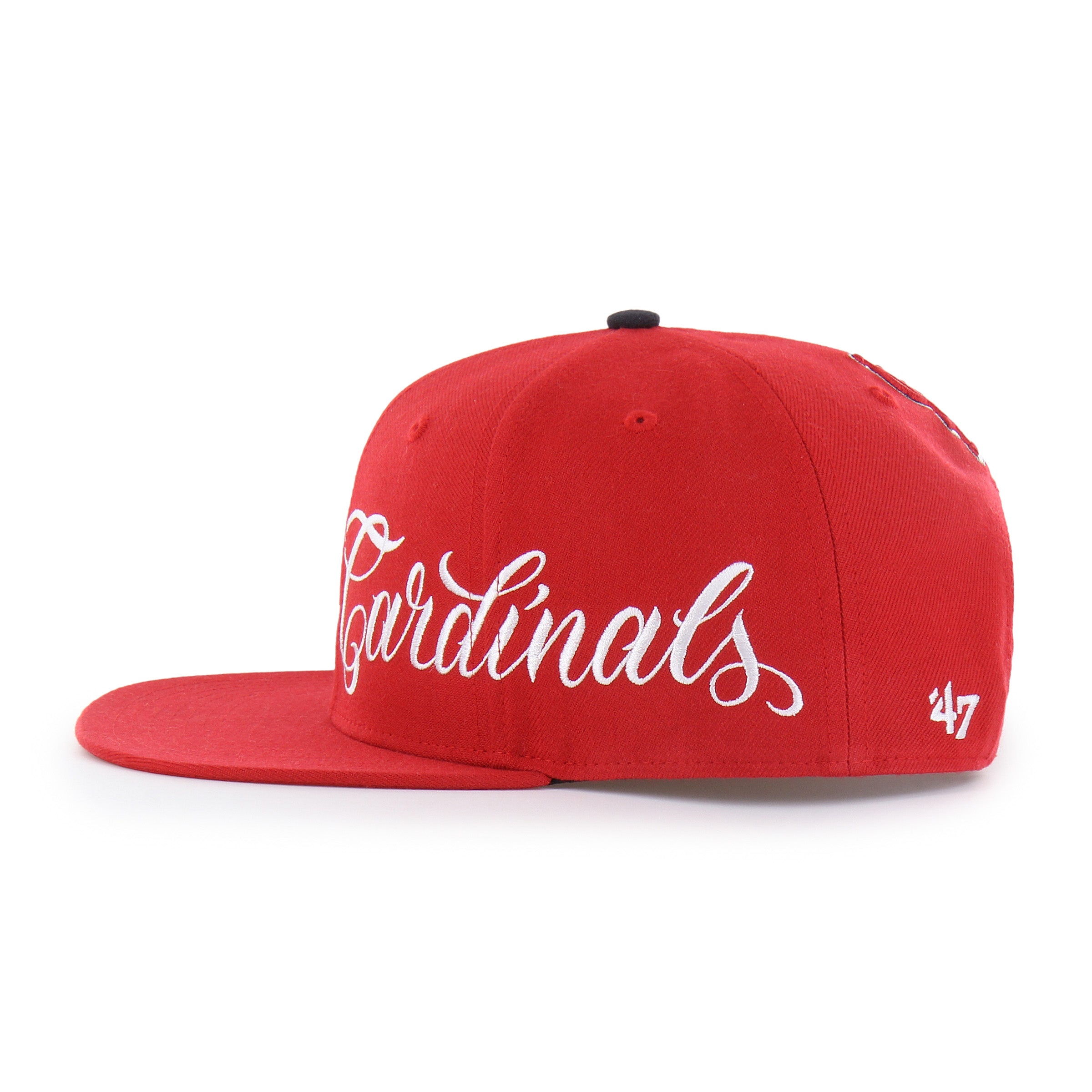 ST. LOUIS CARDINALS MISTER CARTOON WRAP SCRIPT '47 CAPTAIN - Red