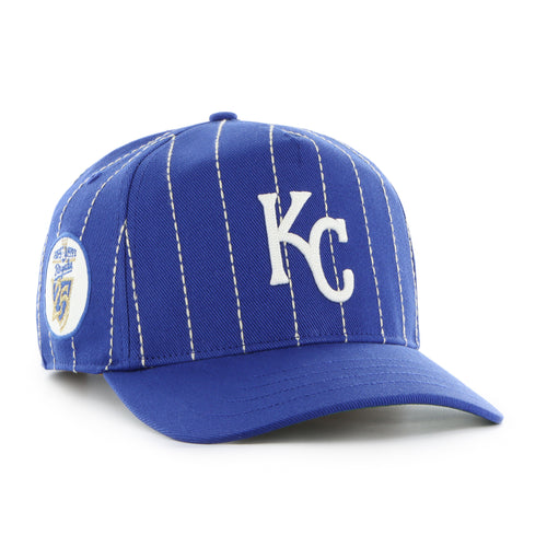 KANSAS CITY ROYALS COOPERSTOWN RAWLINGS PINSTRIPE '47 HITCH
