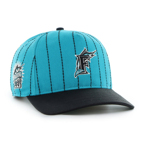 MIAMI MARLINS COOPERSTOWN RAWLINGS PINSTRIPE '47 HITCH