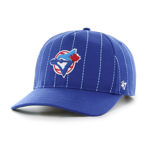 TORONTO BLUE JAYS COOPERSTOWN RAWLINGS PINSTRIPE '47 HITCH