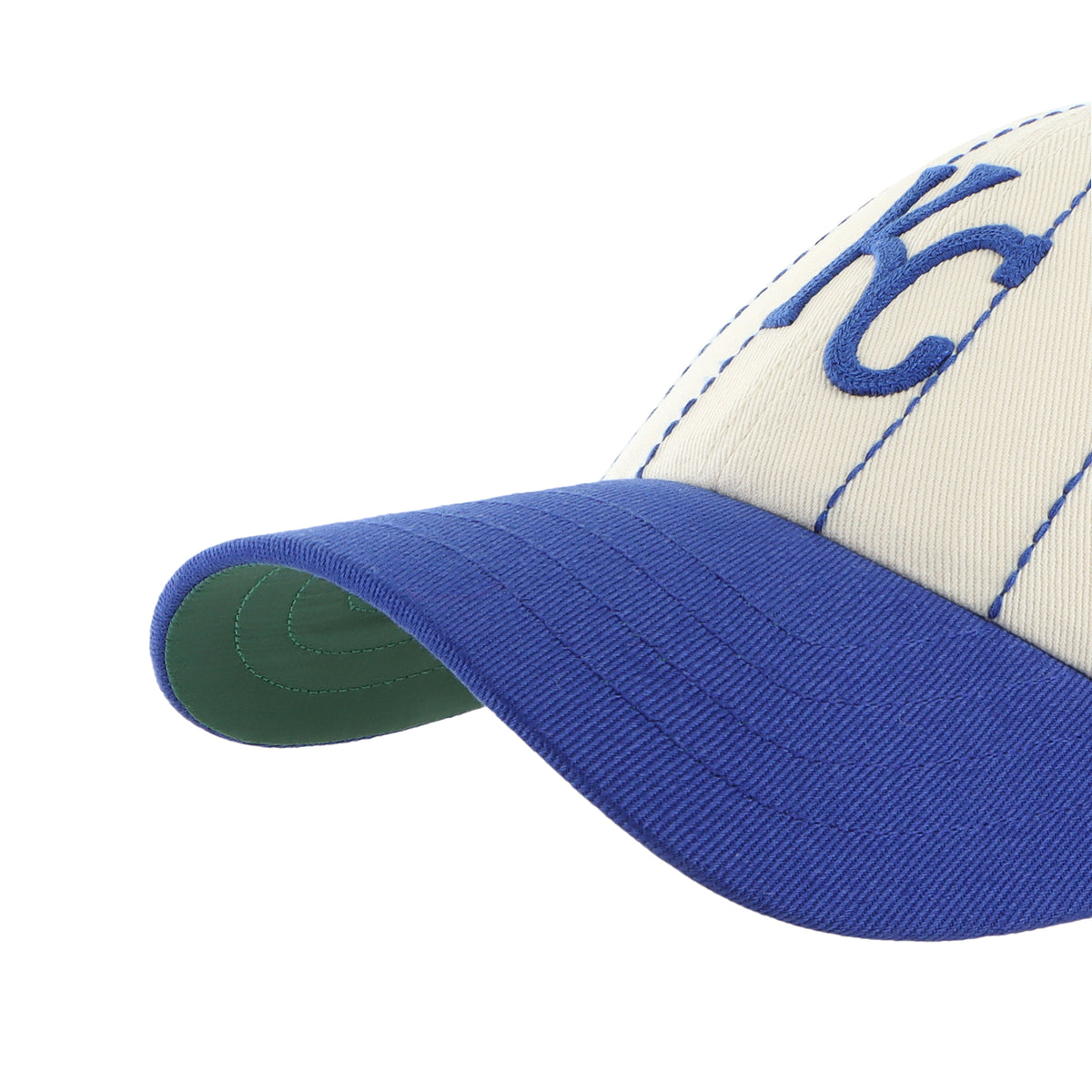KANSAS CITY ROYALS COOPERSTOWN RAWLINGS PINSTRIPE '47 CLEAN UP