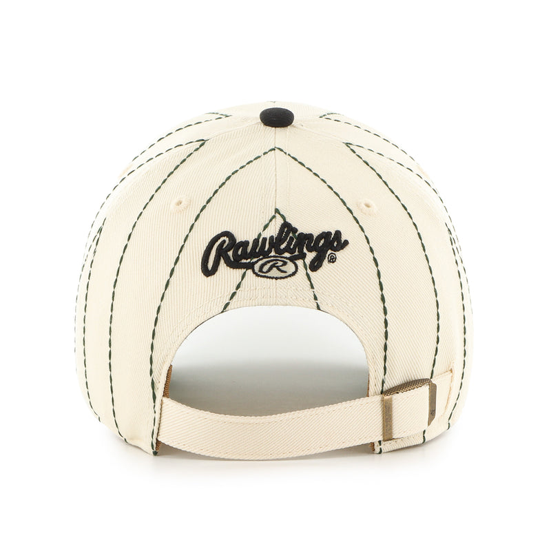 ATHLETICS BASEBALL COOPERSTOWN RAWLINGS PINSTRIPE '47 CLEAN UP