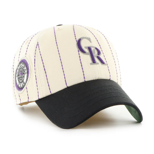 COLORADO ROCKIES COOPERSTOWN RAWLINGS PINSTRIPE '47 CLEAN UP