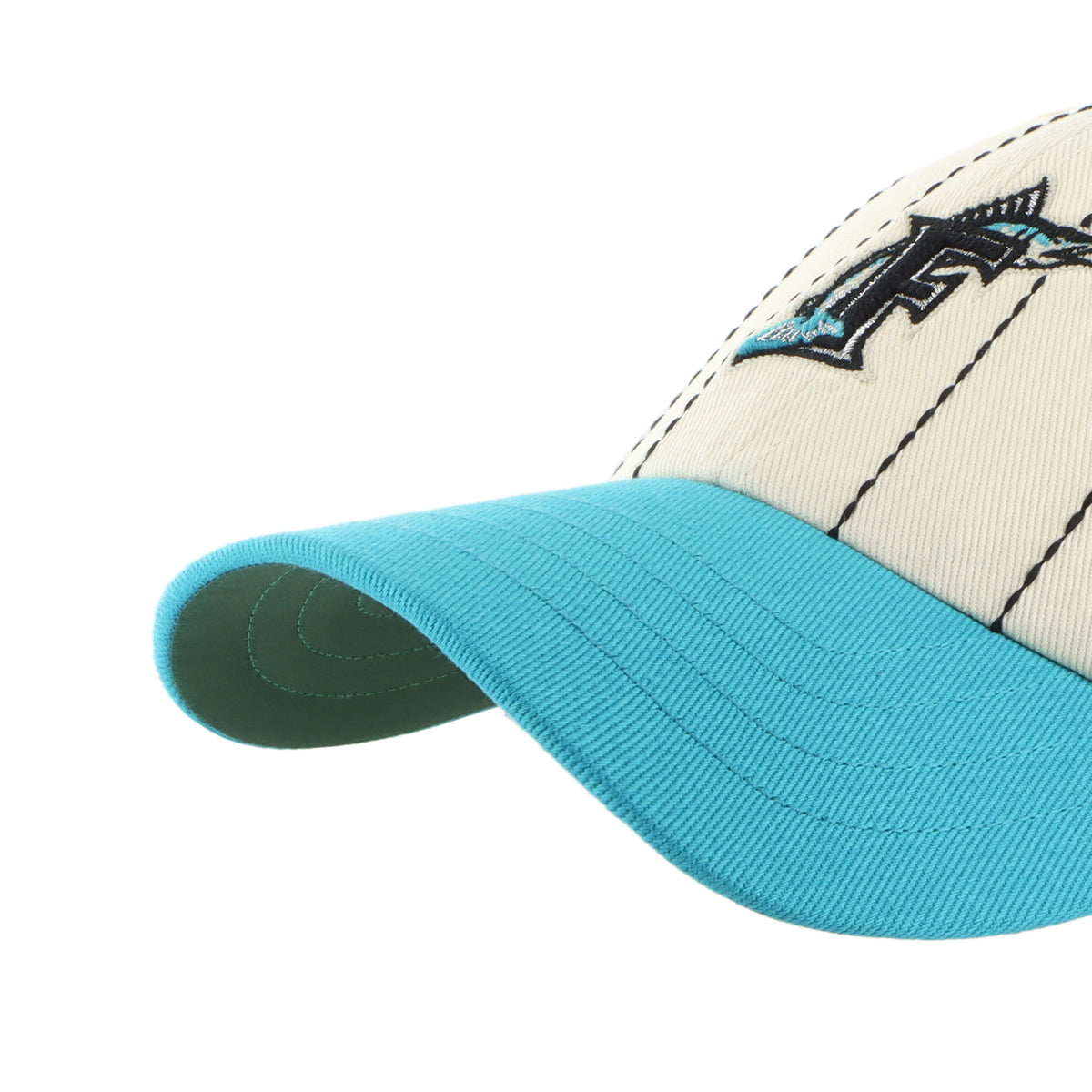 MIAMI MARLINS COOPERSTOWN RAWLINGS PINSTRPE '47 CLEAN UP
