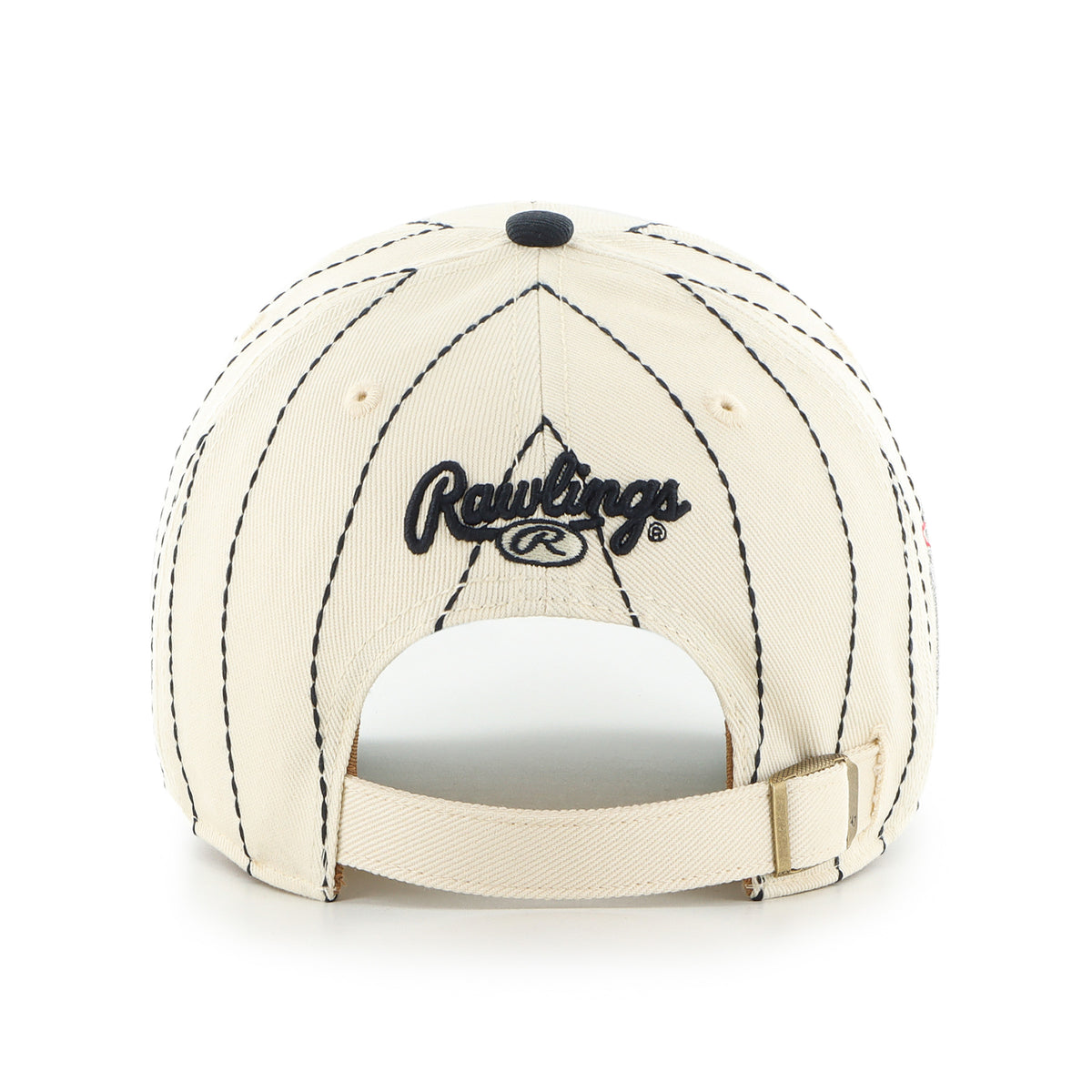 BOSTON RED SOX COOPERSTOWN RAWLINGS PINSTRIPE '47 CLEAN UP