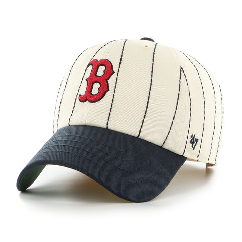 BOSTON RED SOX COOPERSTOWN RAWLINGS PINSTRIPE '47 CLEAN UP