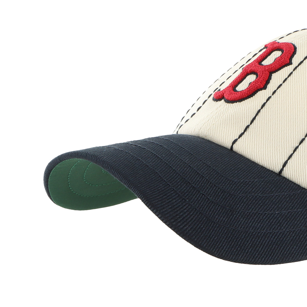 BOSTON RED SOX COOPERSTOWN RAWLINGS PINSTRIPE '47 CLEAN UP
