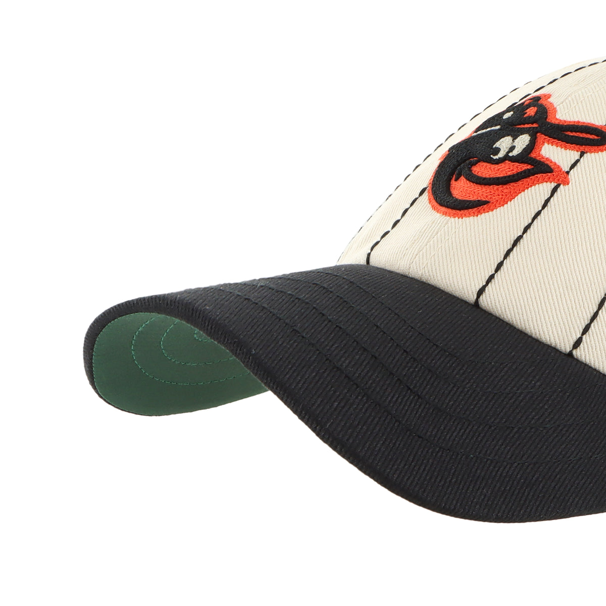 BALTIMORE ORIOLES COOPERSTOWN RAWLINGS PINSTRIPE '47 CLEAN UP