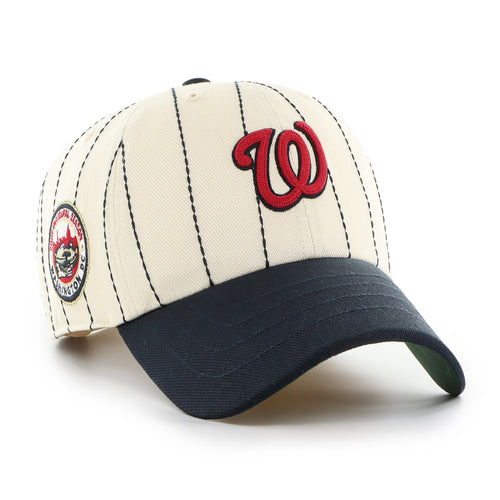 WASHINGTON NATIONALS COOPERSTOWN RAWLINGS PINSTRIPE '47 CLEAN UP