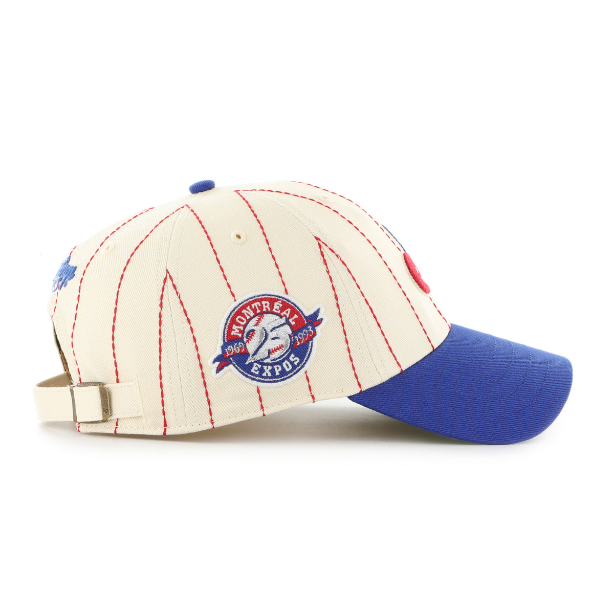 MONTREAL EXPOS COOPERSTOWN RAWLINGS PINSTRIPE '47 CLEAN UP