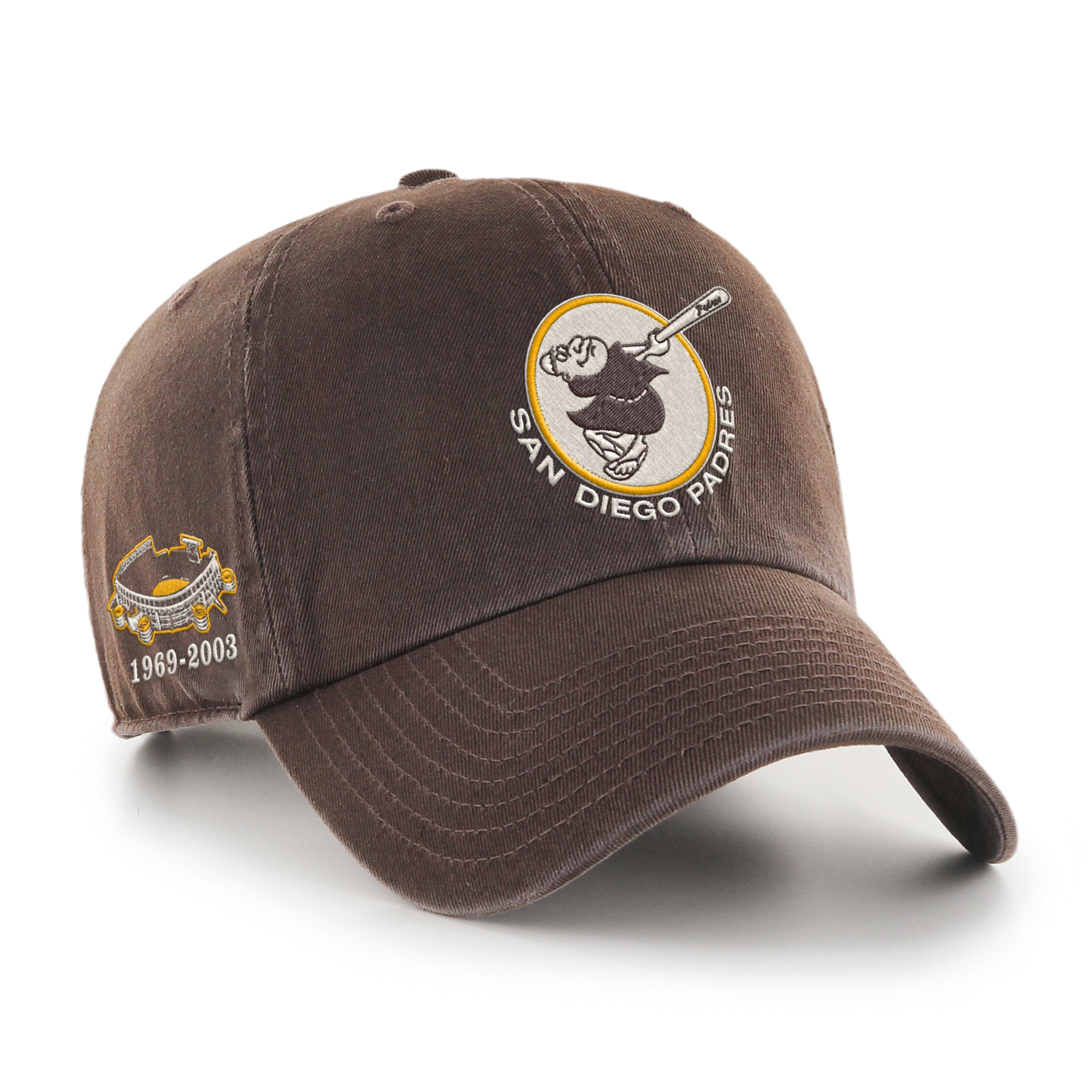 SAN DIEGO PADRES COOPERSTOWN BLEACHER '47 CLEAN UP - Brown