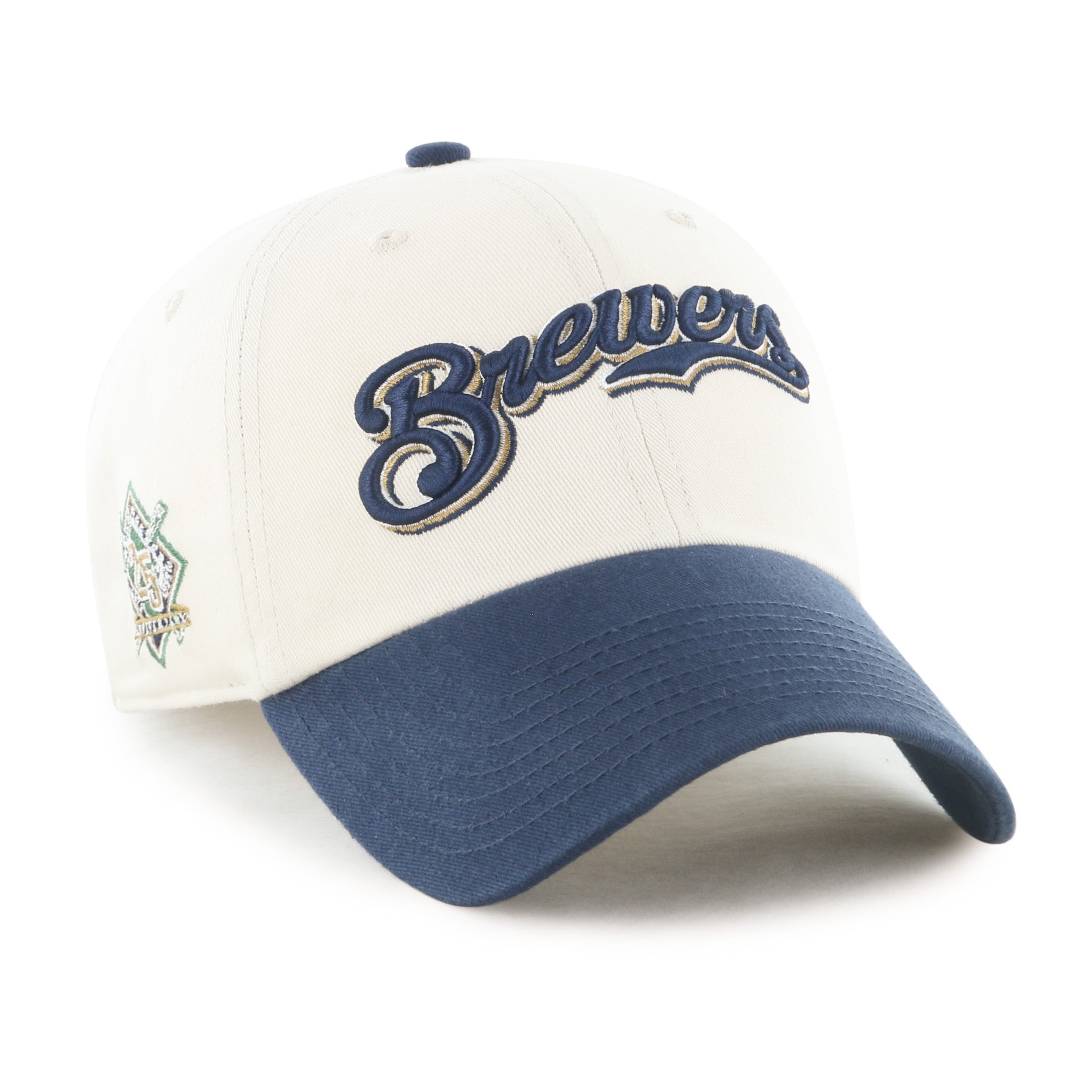 MILWAUKEE BREWERS COOPERSTOWN BALLPARK SCRIPT SHOT '47 CLEAN UP
