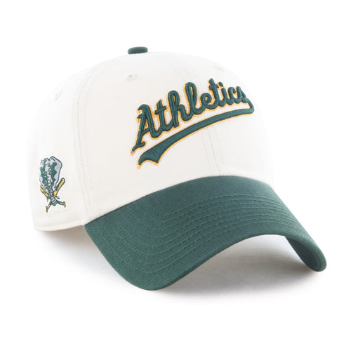 ATHLETICS BASEBALL COOPERSTOWN BALLPARK SCRIPT SHOT '47 CLEAN UP