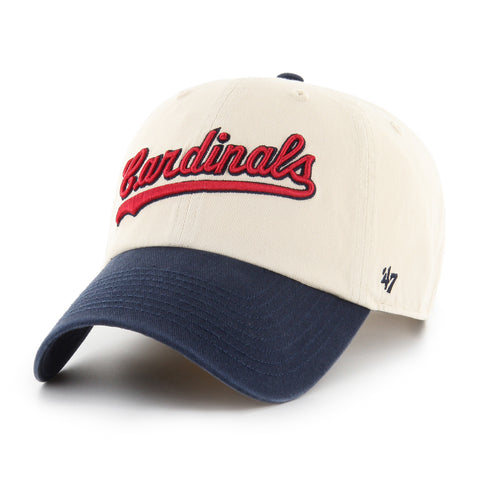 ST. LOUIS CARDINALS COOPERSTOWN BALLPARK SCRIPT SHOT '47 CLEAN UP