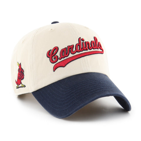 ST. LOUIS CARDINALS COOPERSTOWN BALLPARK SCRIPT SHOT '47 CLEAN UP