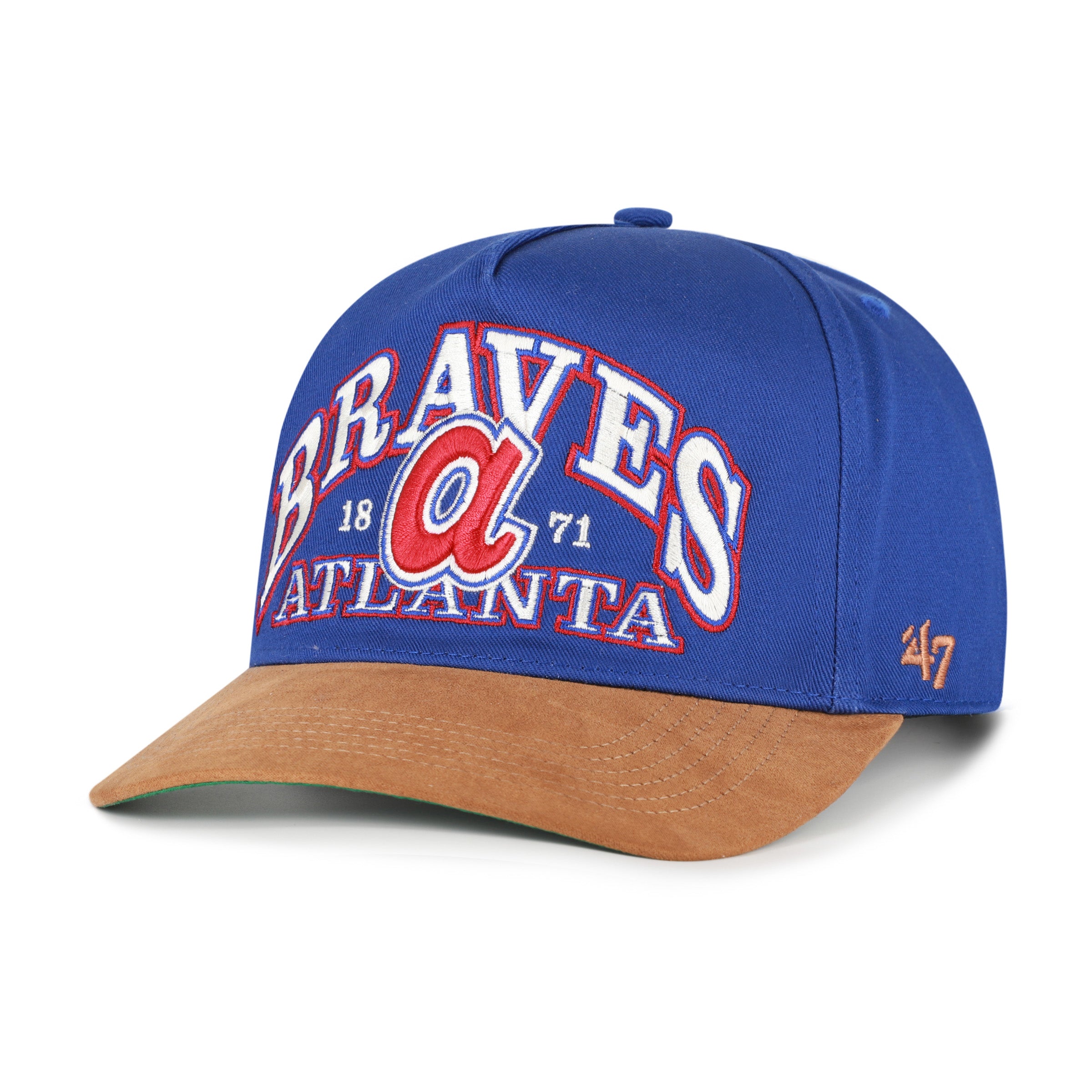 ATLANTA BRAVES COOPERSTOWN BREAK WOOD SUEDE '47 HITCH - Blue