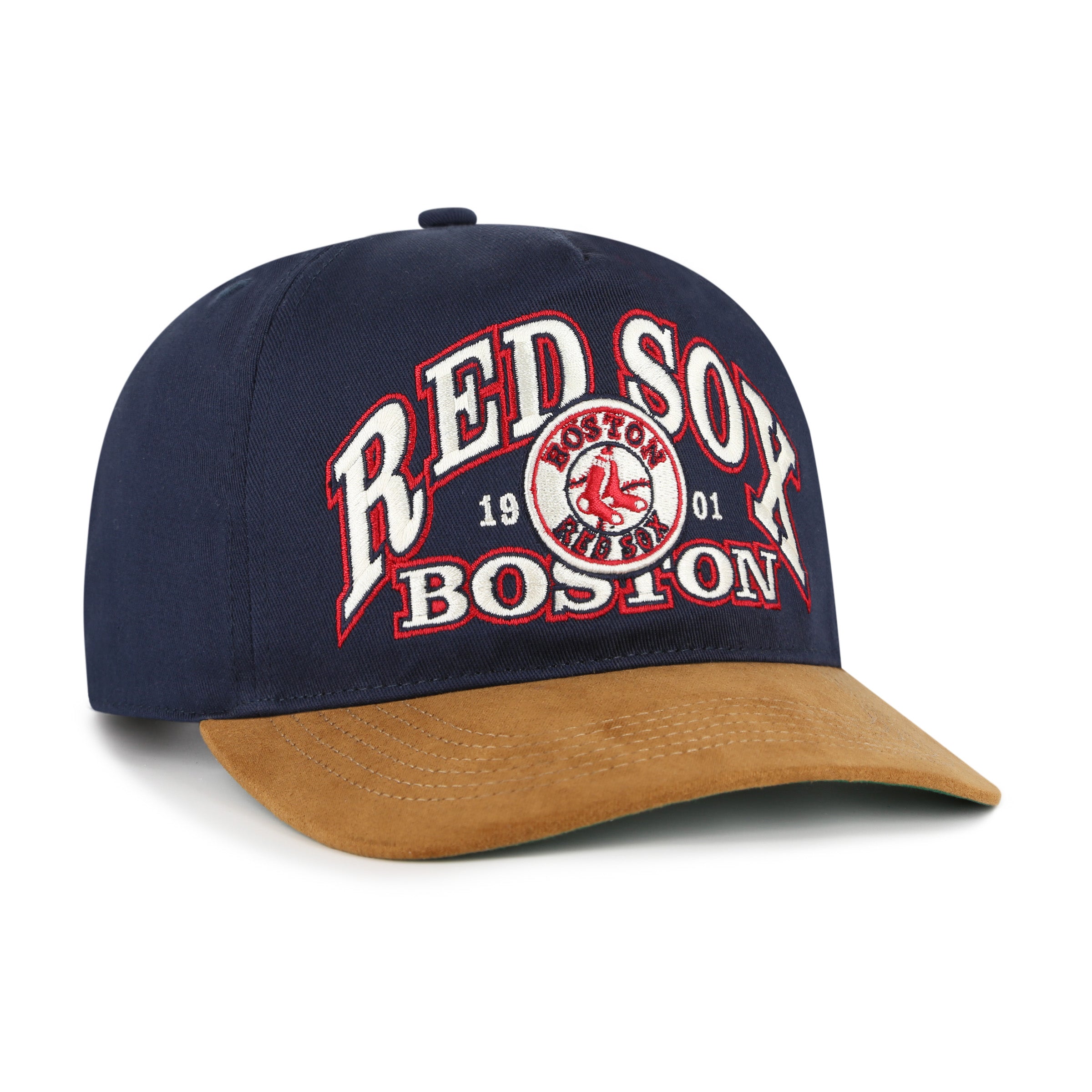 BOSTON RED SOX COOPERSTOWN BREAK WOOD SUEDE '47 HITCH - Navy