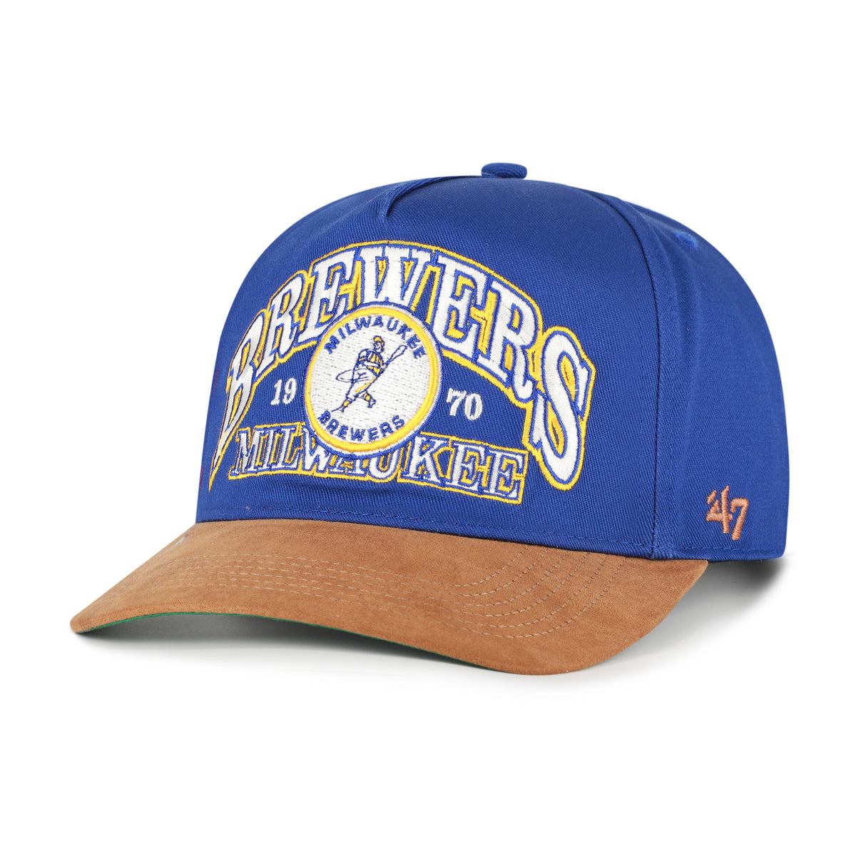 MILWAUKEE BREWERS COOPERSTOWN BREAK WOOD SUEDE '47 HITCH