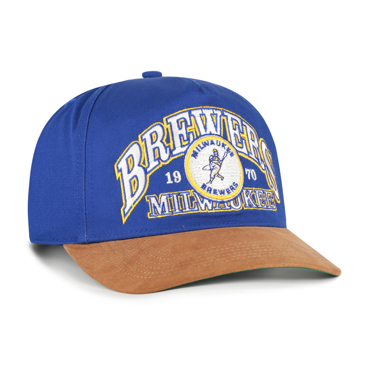 MILWAUKEE BREWERS COOPERSTOWN BREAK WOOD SUEDE '47 HITCH