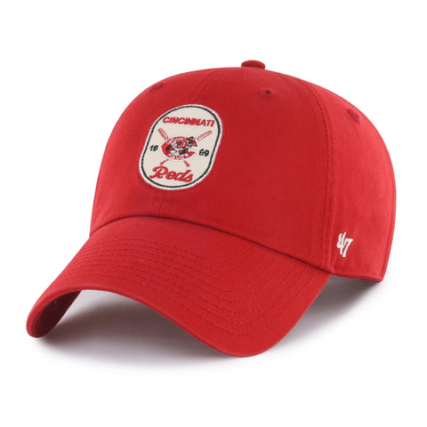CINCINNATI REDS COOPERSTOWN CROSSPATCH '47 CLEAN UP