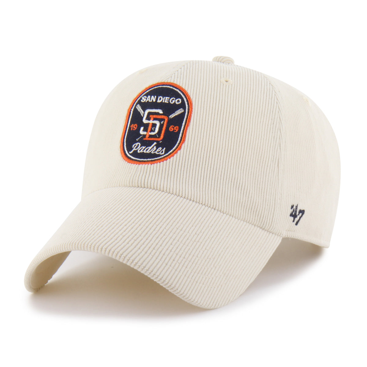 SAN DIEGO PADRES COOPERSTOWN CROSSPATCH CORD '47 CLEAN UP