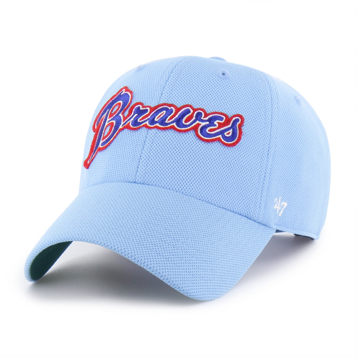 ATLANTA BRAVES COOPERSTOWN GRANDSTAND PIQUE SCRIPT '47 CLEAN UP