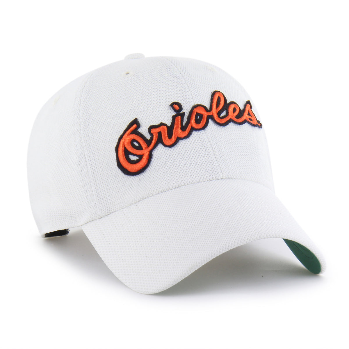 BALTIMORE ORIOLES COOPERSTOWN GRANDSTAND PIQUE SCRIPT '47 CLEAN UP